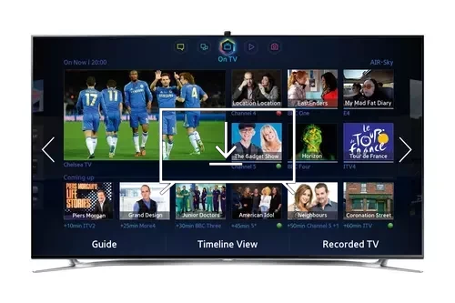 Install apps on Samsung UE75F8000STXXU