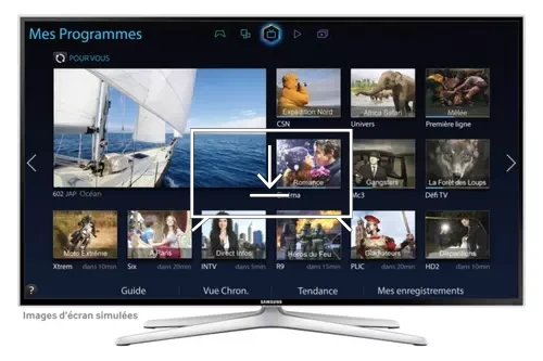 Installer des applications sur Samsung UE75H6400AW