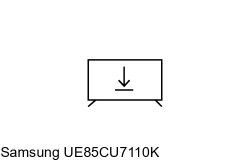 Installer des applications sur Samsung UE85CU7110K