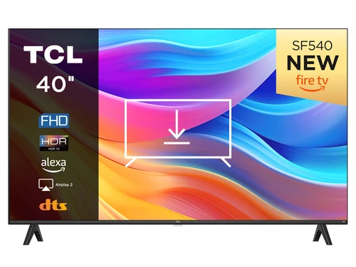 Install apps on TCL TCL Serie SF5 Smart TV Full HD 40" 40SF540, HDR 10, Dolby Audio, Multisound, Android TV