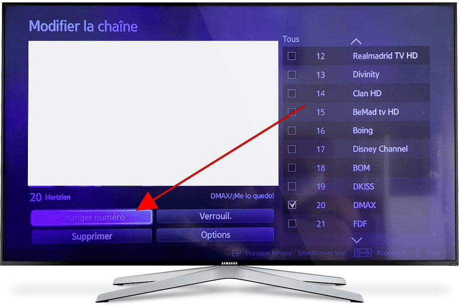 Channels Samsung TV