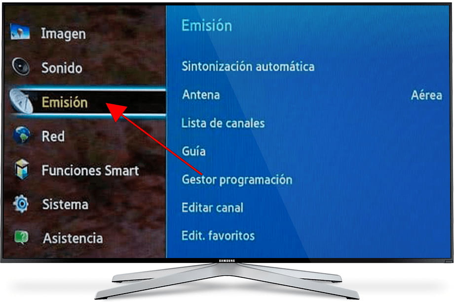 Aplicación TV en directo Samsung