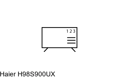 Organize channels in Haier H98S900UX