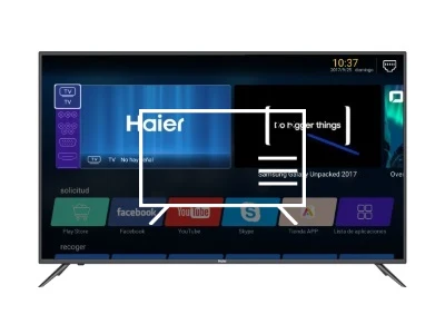 Organize channels in Haier LE55K6500DUA