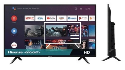 Organize channels in Hisense 40H5500G