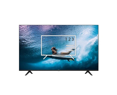 Organize channels in Hisense 43H6500G