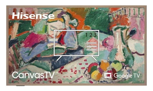 Organize channels in Hisense 55S7N