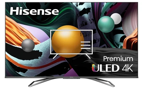 Organize channels in Hisense 55U8G