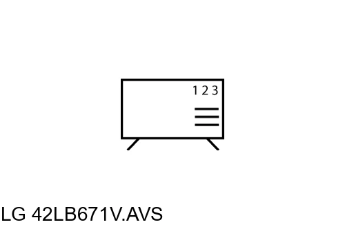 Ordenar canales en LG 42LB671V.AVS
