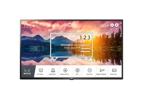 Organize channels in LG 43'' UHD Hotel TV