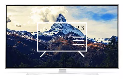 Organize channels in LG 43UH664V