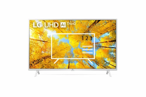 Organize channels in LG 43UQ76903LE