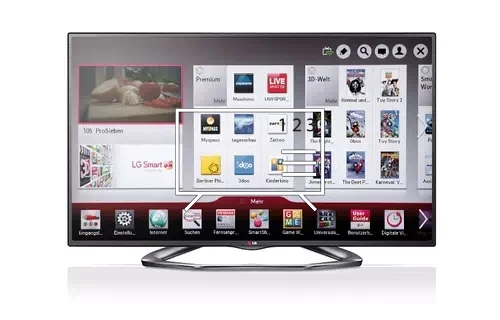 How to edit programmes on LG 50LA6208