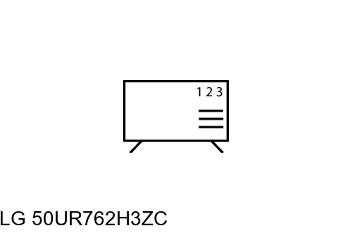 Organize channels in LG 50UR762H3ZC
