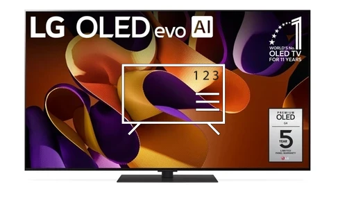 Organize channels in LG 55" OLED 4K ULTRA HD