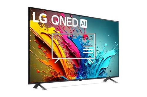 Trier les chaînes sur LG 55" QNED 4K UHD 120Hz