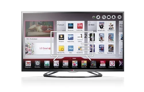 Organize channels in LG 55LA6418