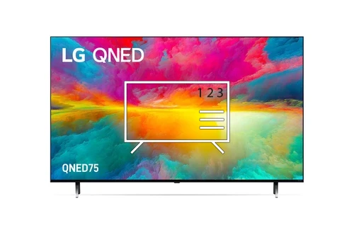 Organize channels in LG 55QNED75SRA