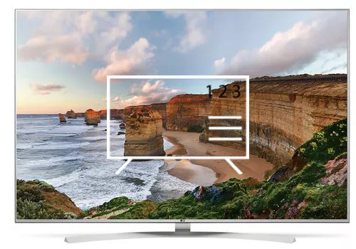 Organize channels in LG 55UH7707