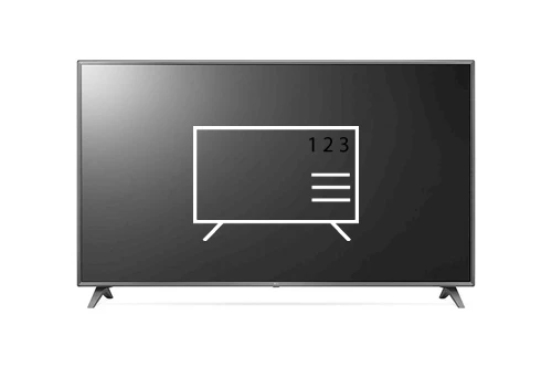 Organize channels in LG 55UP751C
