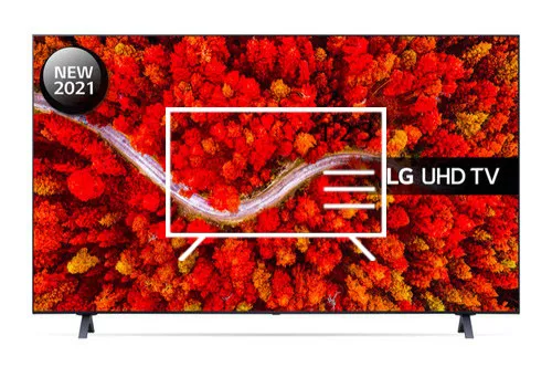 Organize channels in LG 55UP80006LR