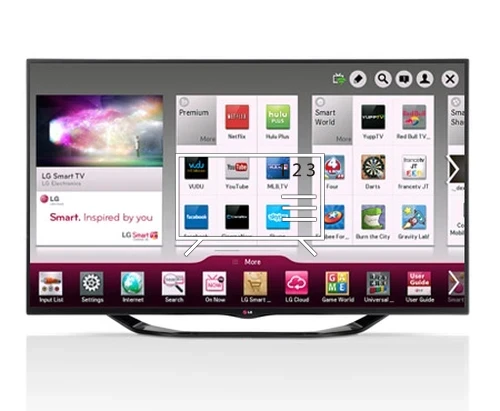 Organize channels in LG 60LA7400