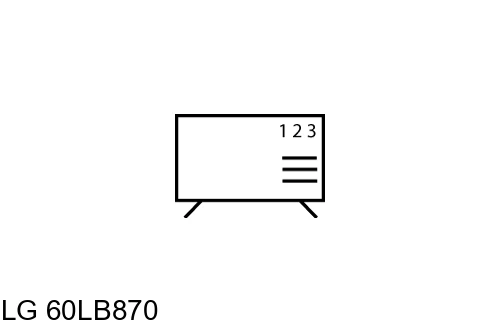 Ordenar canales en LG 60LB870