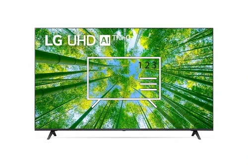 Organize channels in LG 60UQ8000PSB