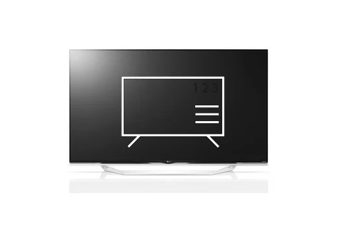 Organize channels in LG 65UF857V