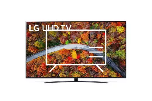 Organize channels in LG 70UP81003LR