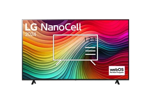 Trier les chaînes sur LG 75NANO81T3A