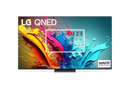 Organize channels in LG 75QNED86T3A
