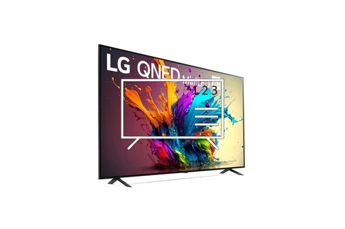 Organize channels in LG 75QNED90TUA