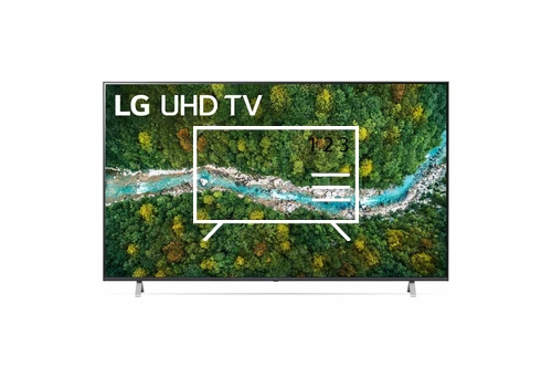 Organize channels in LG 75UP77009LB