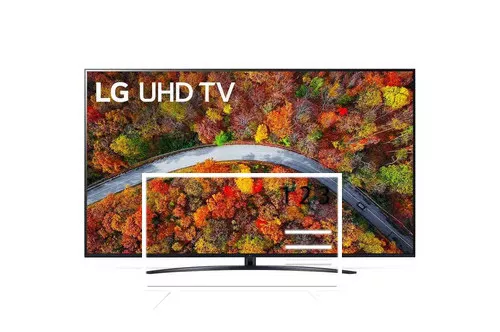 Organize channels in LG 75UP81003LR