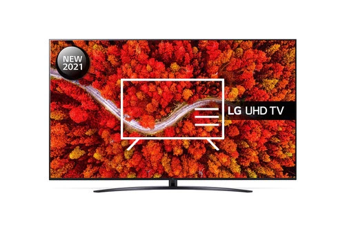 Organize channels in LG 75UP81006LR