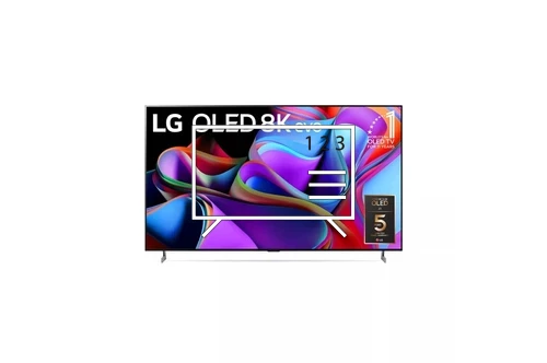 Ordenar canales en LG 77" OLED 8K