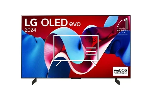 Organize channels in LG OLED42C41LA