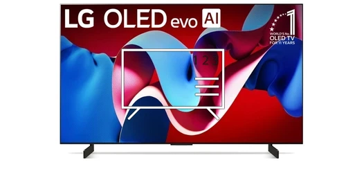 Organize channels in LG OLED42C4PUA