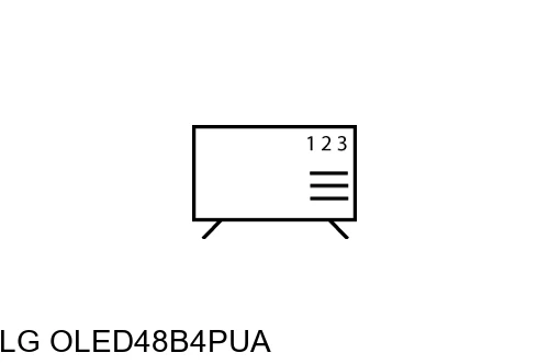 Organize channels in LG OLED48B4PUA