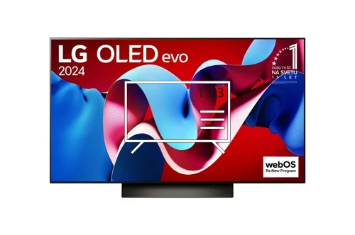 Organize channels in LG OLED48C41LA