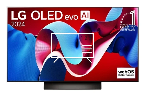 Trier les chaînes sur LG OLED48C49LA