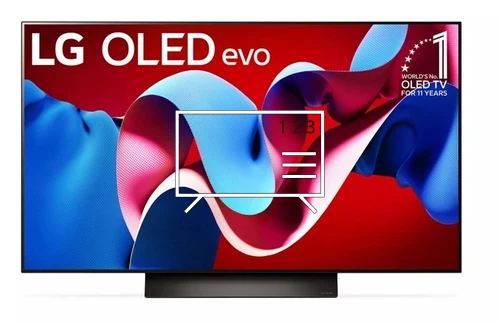 Organize channels in LG OLED48C4PUA