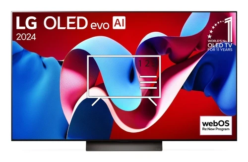 Trier les chaînes sur LG OLED55C49LA