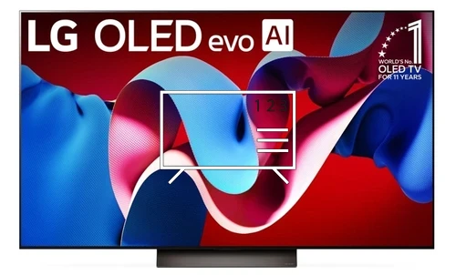 Organize channels in LG OLED55C4PUA