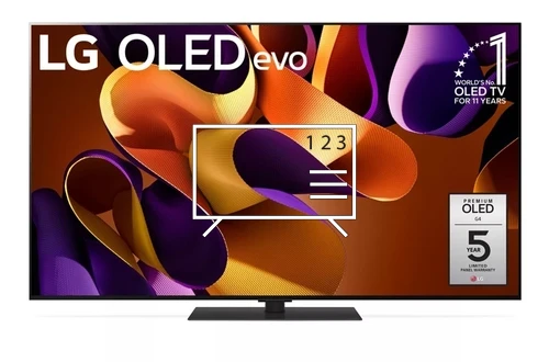 Organize channels in LG OLED65G4SUB