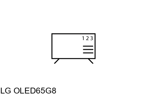 Organize channels in LG OLED65G8