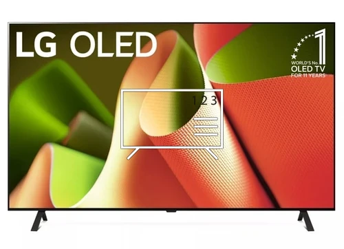 Trier les chaînes sur LG OLED77B4PUA