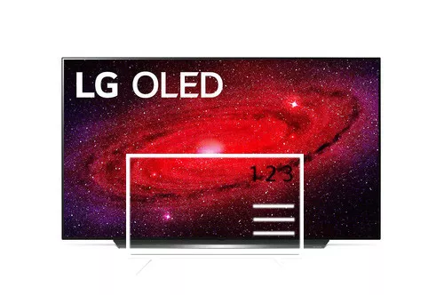 Organize channels in LG OLED77CX