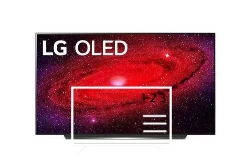 Organize channels in LG OLED77CX9LA
